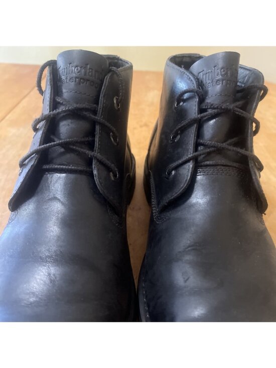 Timberland Alden Brook Leather Waterproof Chukka Black Size 10 US Ortholite main image 13